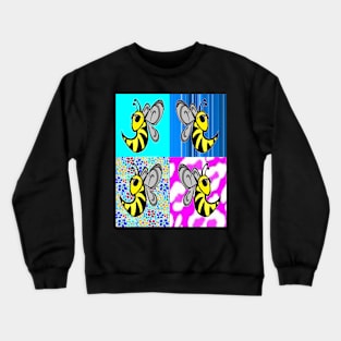 bee,bees,honey,bumblebum by LowEndGraphics Crewneck Sweatshirt